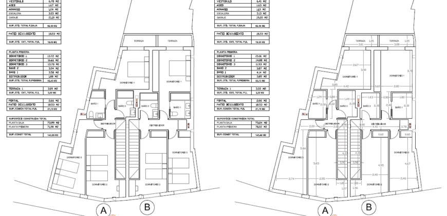 Modernos Chalets de 3 Dormitorios con Garaje y Patio Privado en Calle de la Rosa